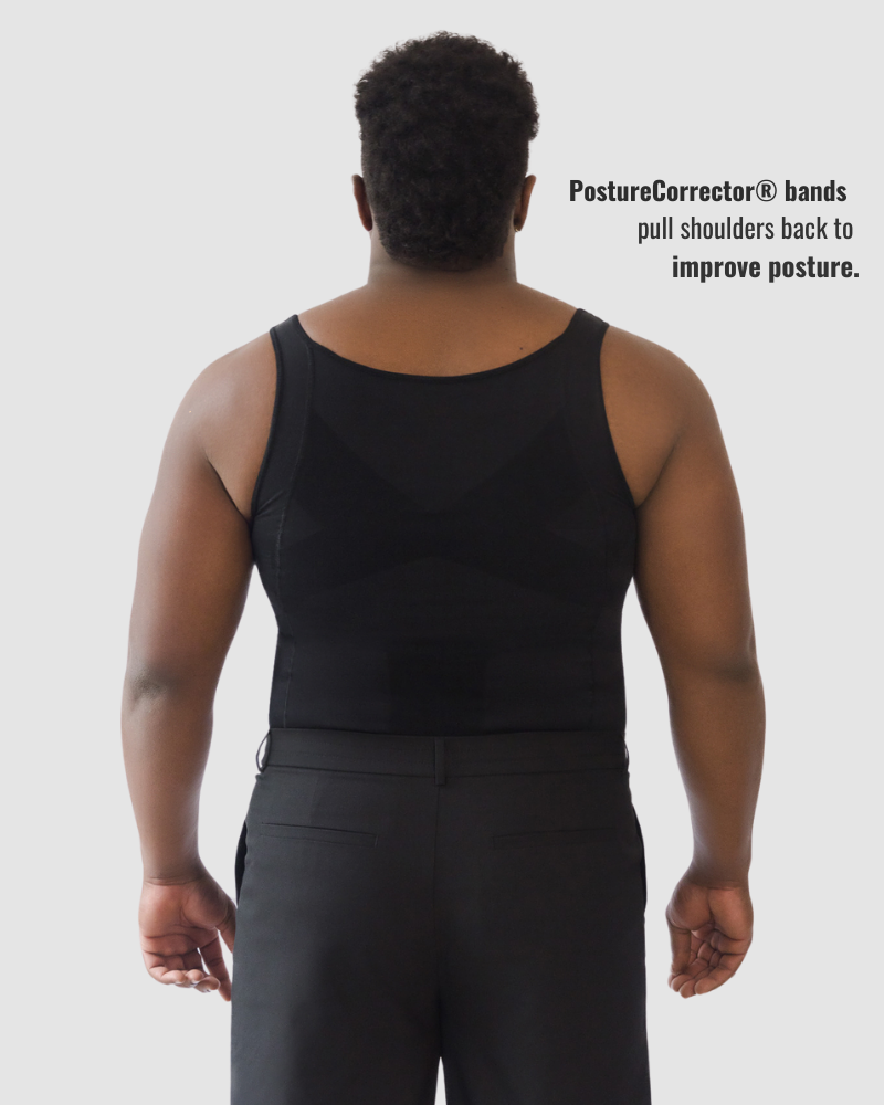 Shapewear homme résultat silhouette