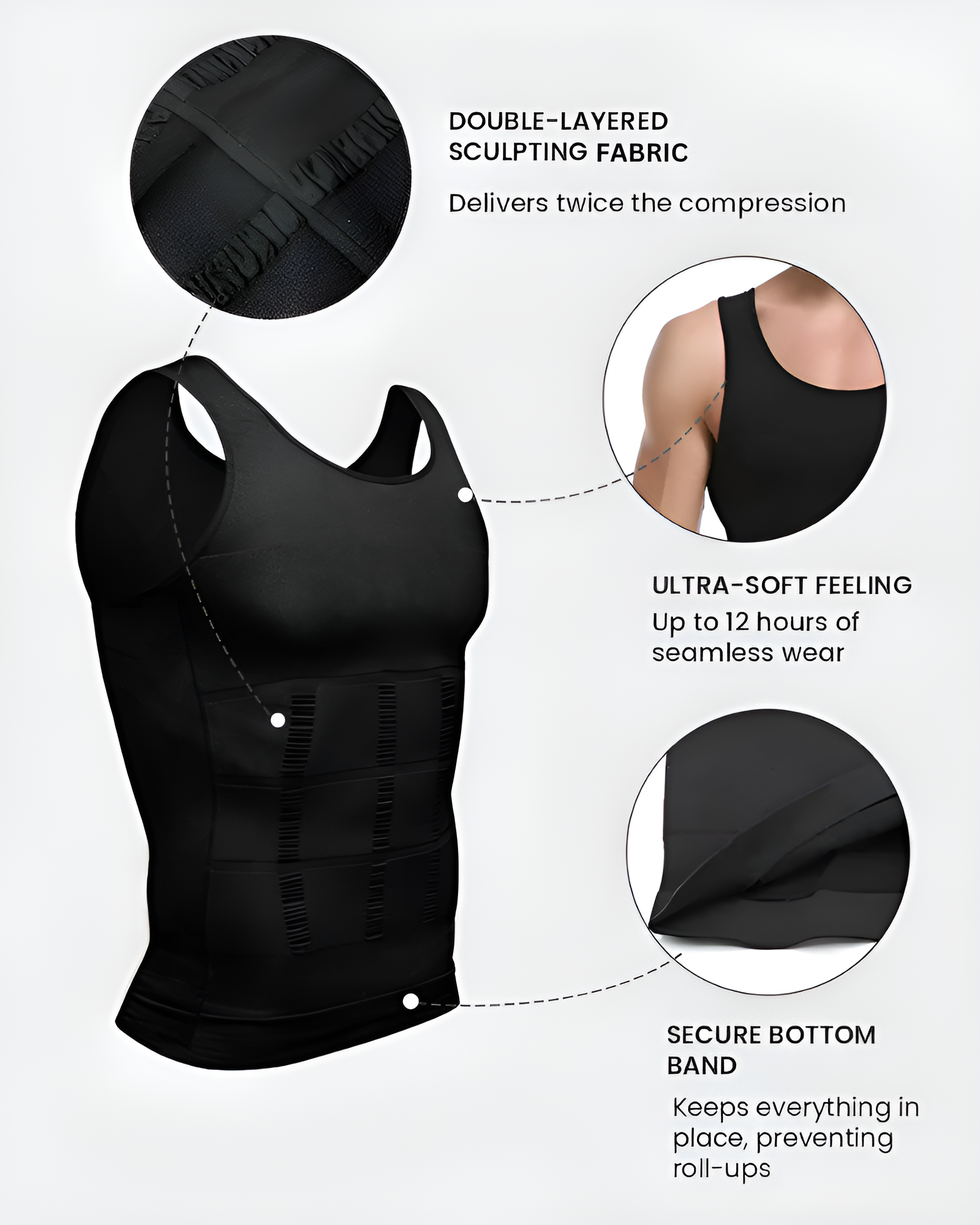 Détail tissu compression spandex nylon